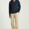 Sudadera de hombre Fairgame ligera de alto rendimiento con cremallera de un cuarto