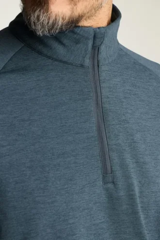 Sudadera de hombre Fairgame ligera de alto rendimiento con cremallera de un cuarto