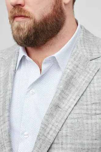 unconstructed blazer de lino italiano en tallas grandes 2 330x495 - Unconstructed Blazer de lino italiano en tallas grandes